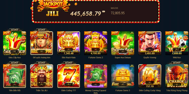 Nhận thưởng Jackpot cao với game Nổ hũ